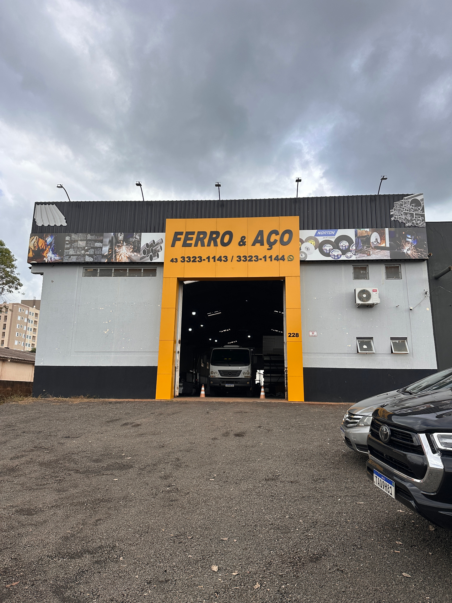 Fachada da HM Metais - Ferro & Aço